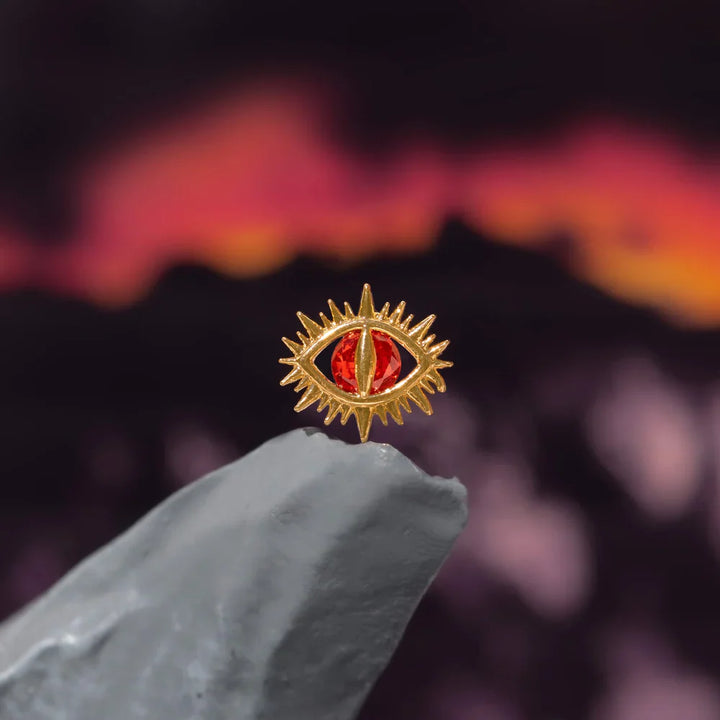 Lord of the Rings The Eye of Sauron Stud Earrings