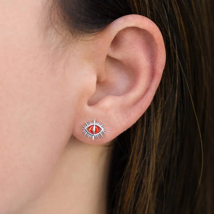 Lord of the Rings The Eye of Sauron Stud Earrings