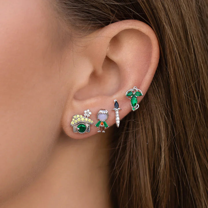 Lord of the Rings Frodo Baggins Mismatched Earring Set