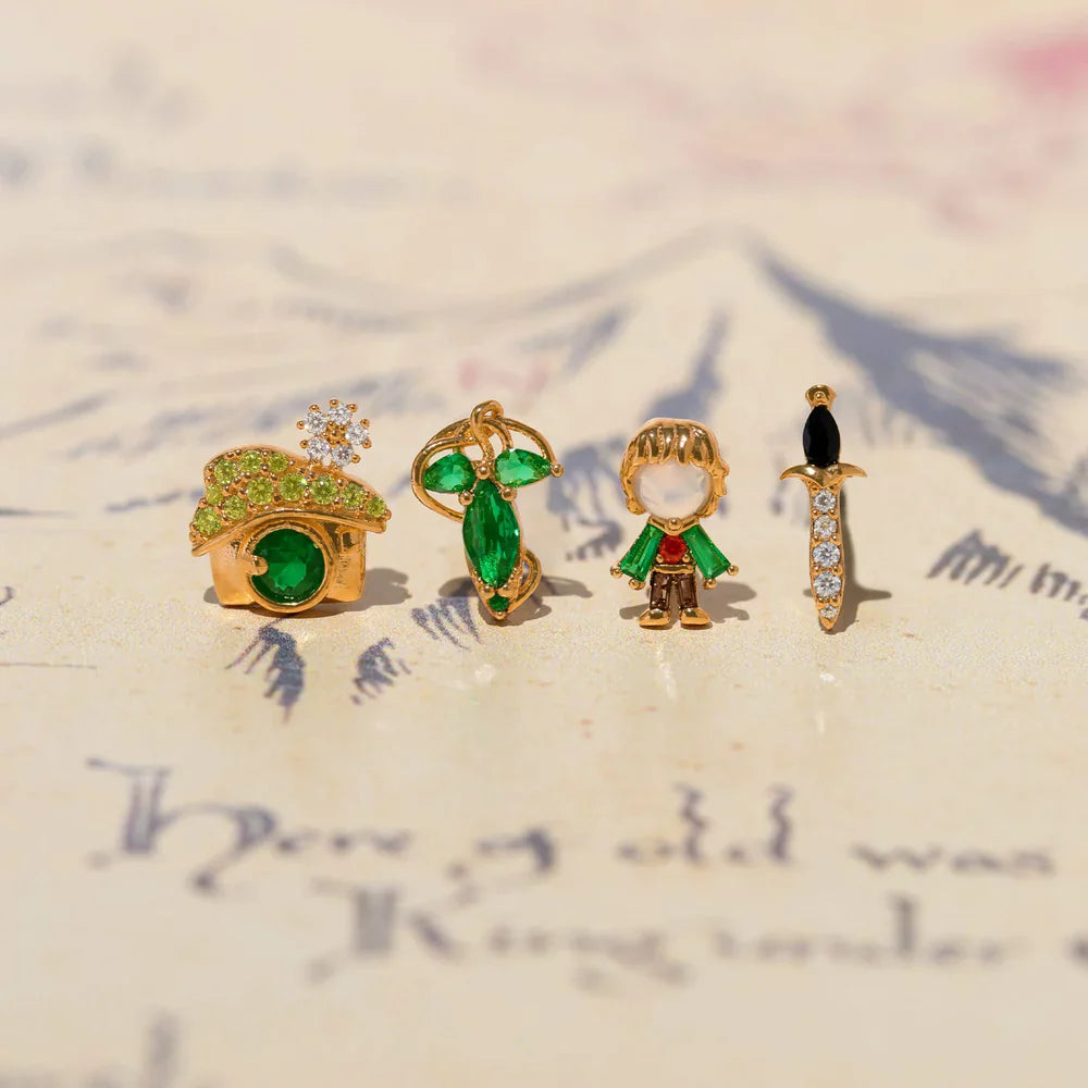 Lord of the Rings Frodo Baggins Mismatched Earring Set