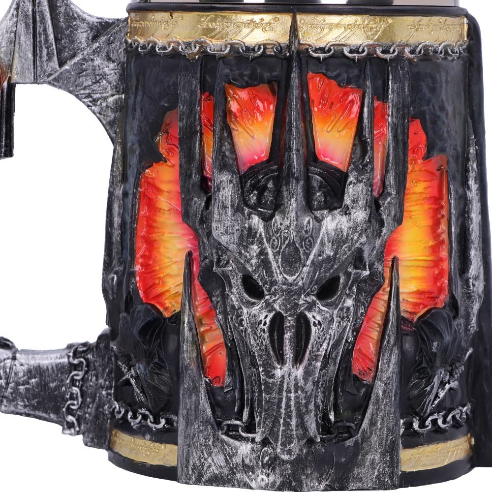 Lord of the Rings Sauron Sculpted Stainless Steel Tankard