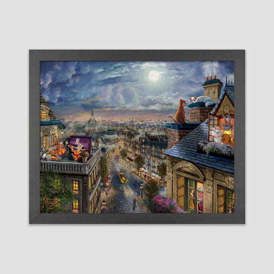 love-under-the-moon-aristocats-disney-thomas-kinkade-framed-art-print