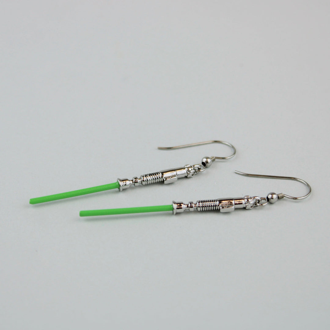 Luke Skywalker Lightsaber (Star Wars) Dangle Earrings
