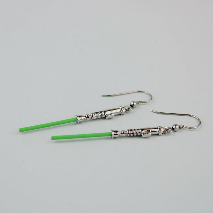 Luke Skywalker Lightsaber (Star Wars) Dangle Earrings