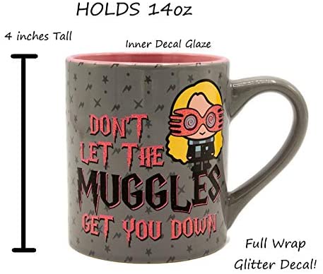 Harry Potter Luna Lovegood "Don't Let the Muggles Get You Down" 14oz. Ceramic Mug