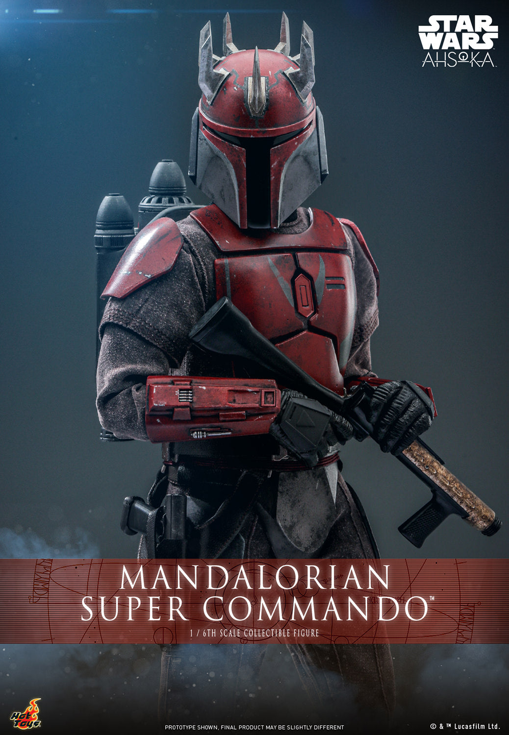 Star Wars: The Mandalorian Super Commando Captain Sixth Scale Figure by Hot Toys
