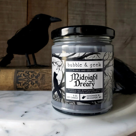 Midnight Dreary (The Raven) Candle Jar