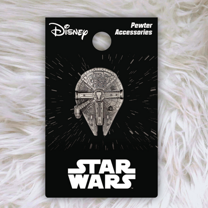 Star Wars Millennium Falcon 1" Pewter Pin