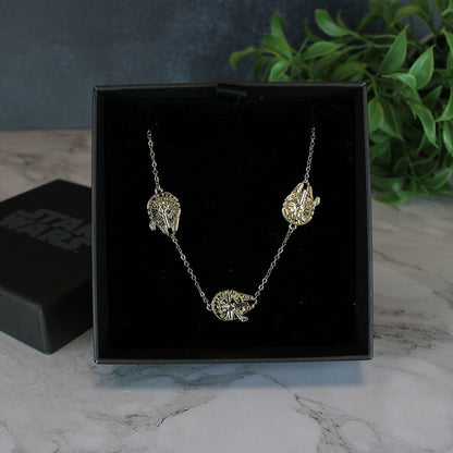 Millennium Falcon (Star Wars) Multi-Charm Necklace