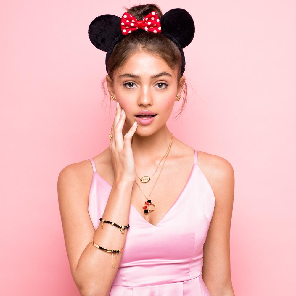 Minnie Mouse Ears Necklace