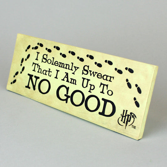 'I Solemnly Swear' Harry Potter Resin Desk Sign