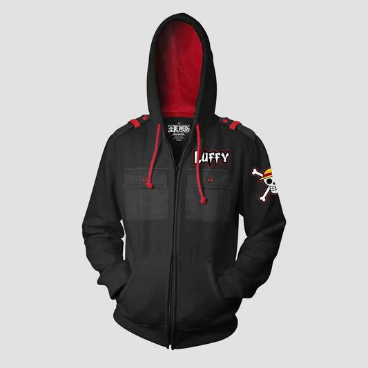 Monkey D. Luffy (One Piece) Military Style Premium Hoodie