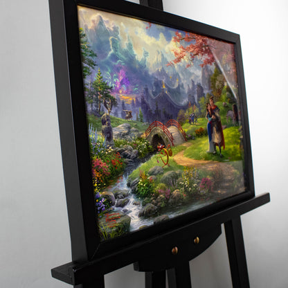 Mulan "Blossoms of Love" Disney Thomas Kinkade Framed Art Print