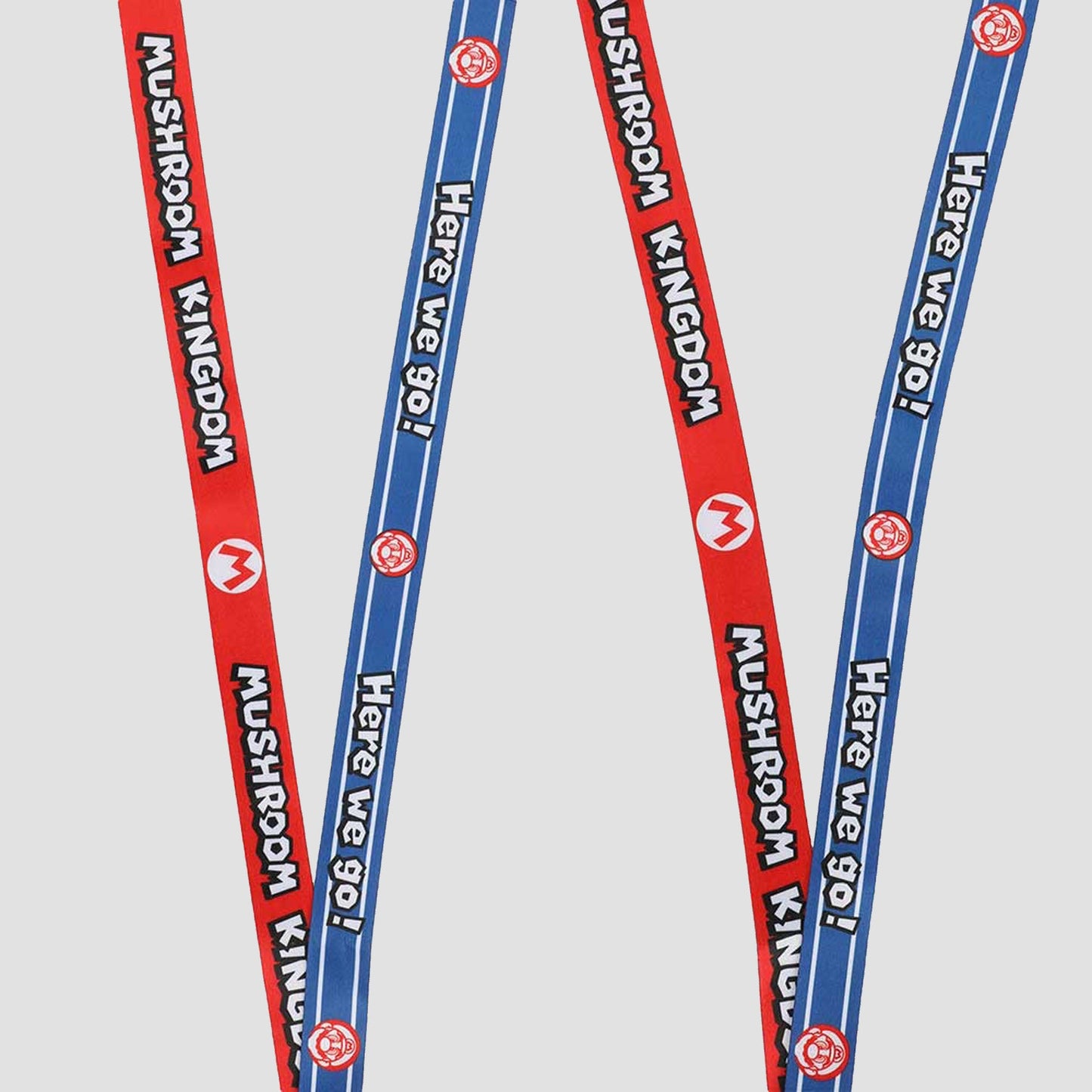 Super Mario Mushroom Kingdom Lanyard