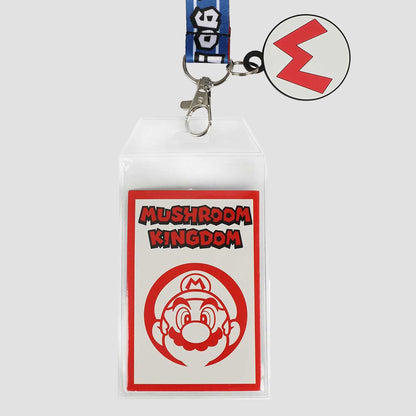Super Mario Mushroom Kingdom Lanyard