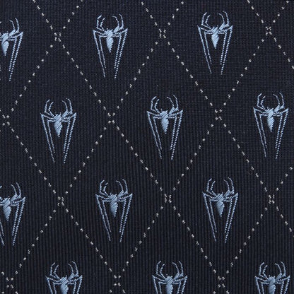Marvel Spider-Man Emblem Navy Diamond Fine Necktie