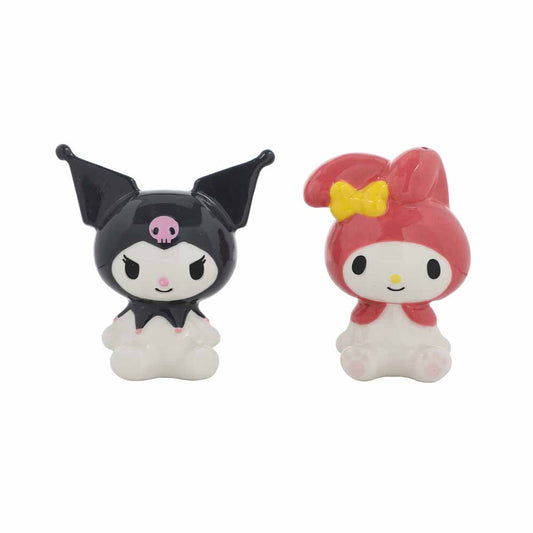 My Melody & Kuromi Sculpted Salt & Pepper Shaker Set