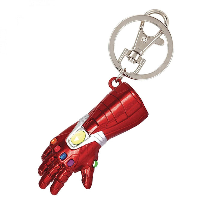 Iron Man Nano Gauntlet Marvel 3D Pewter Keychain
