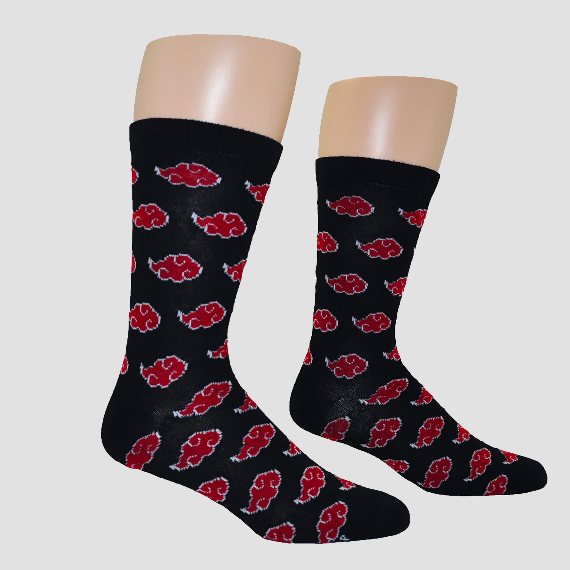 Akatsuki (Naruto: Shippuden) Symbol Crew Socks