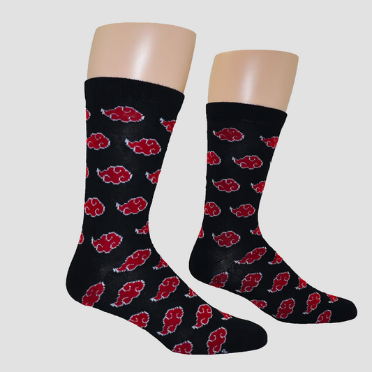 Akatsuki (Naruto: Shippuden) Symbol Crew Socks