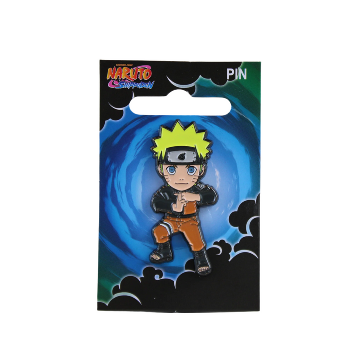 Chibi Ninjutsu Naruto (Naruto Shippuden) Metal Enamel Pin