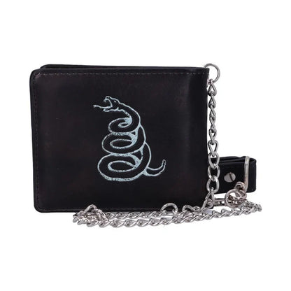 Metallica The Black Album Premium Leather Wallet & Chain