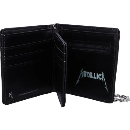 Metallica The Black Album Premium Leather Wallet & Chain