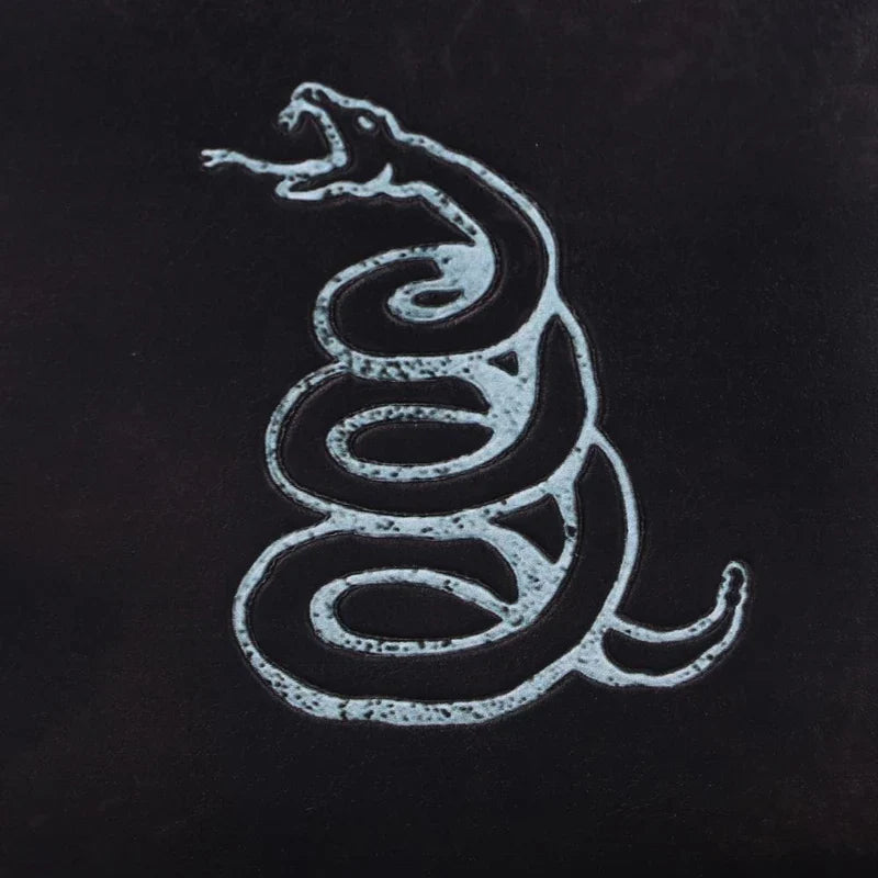 Metallica The Black Album Premium Leather Wallet &amp; Chain