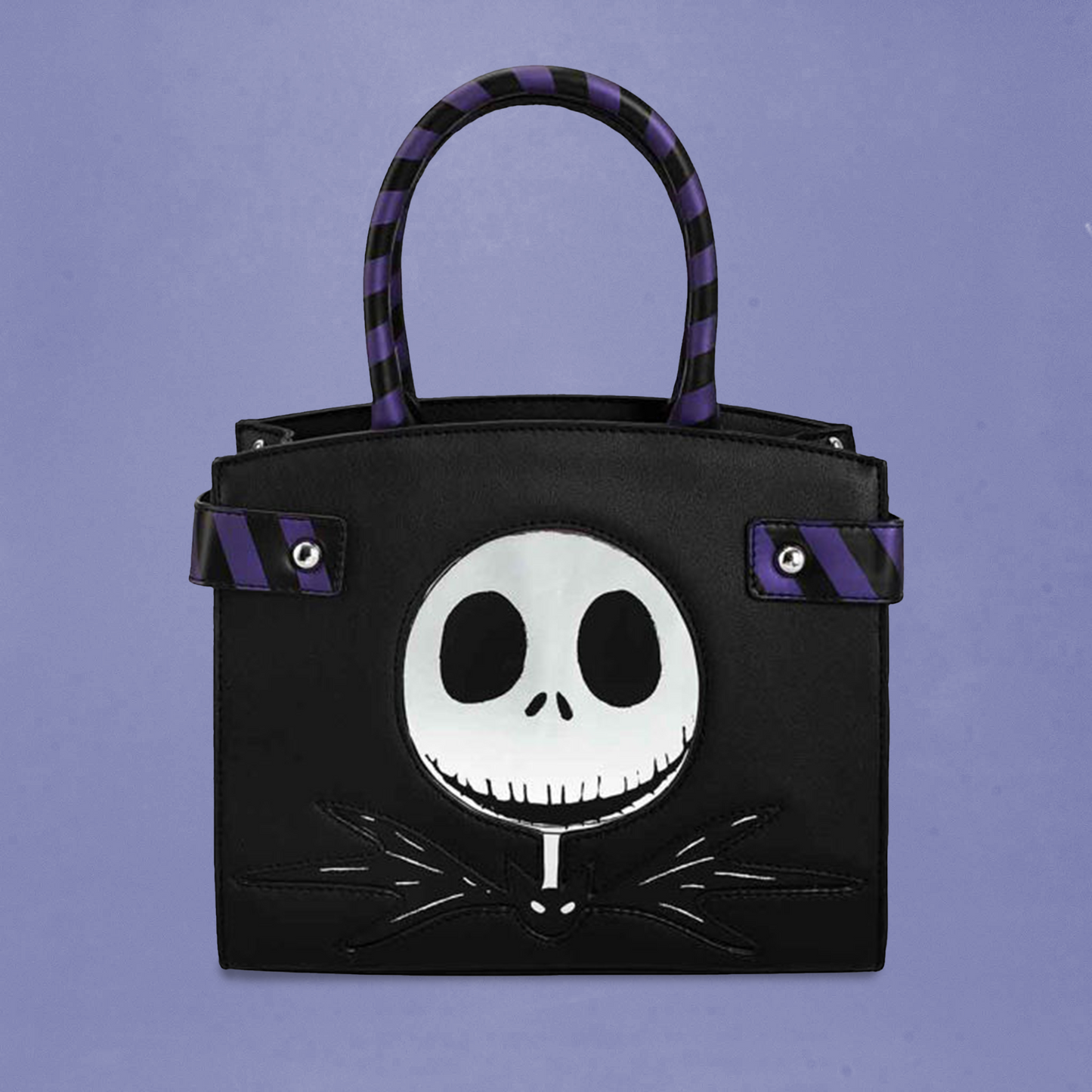 Jack Skellington The Nightmare Before Christmas Metallic Handbag Purse