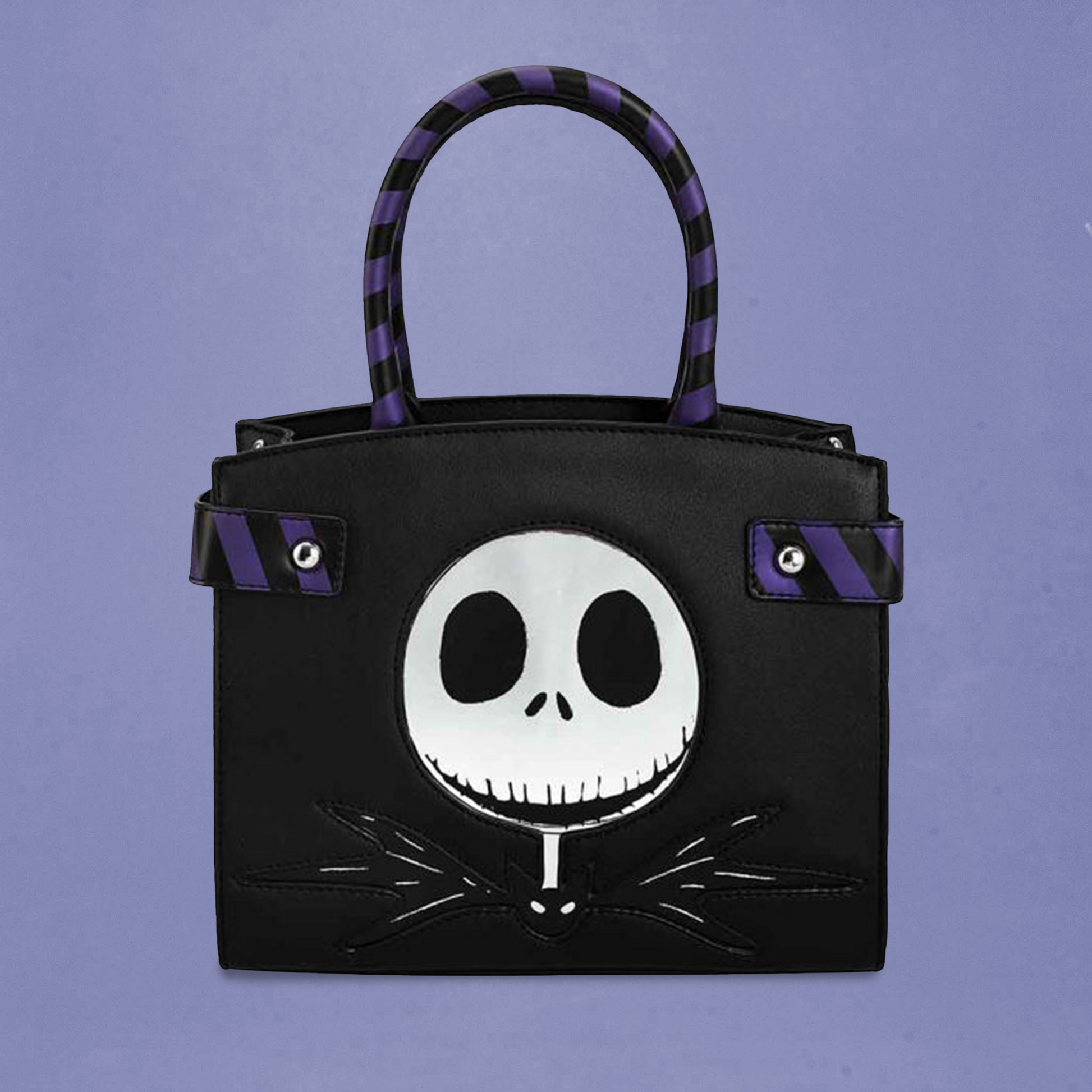 Jack Skellington The Nightmare Before Christmas Metallic Handbag Purse