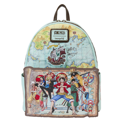 One Piece 25th Anniversary Straw Hat Crew Loungefly Mini Backpack