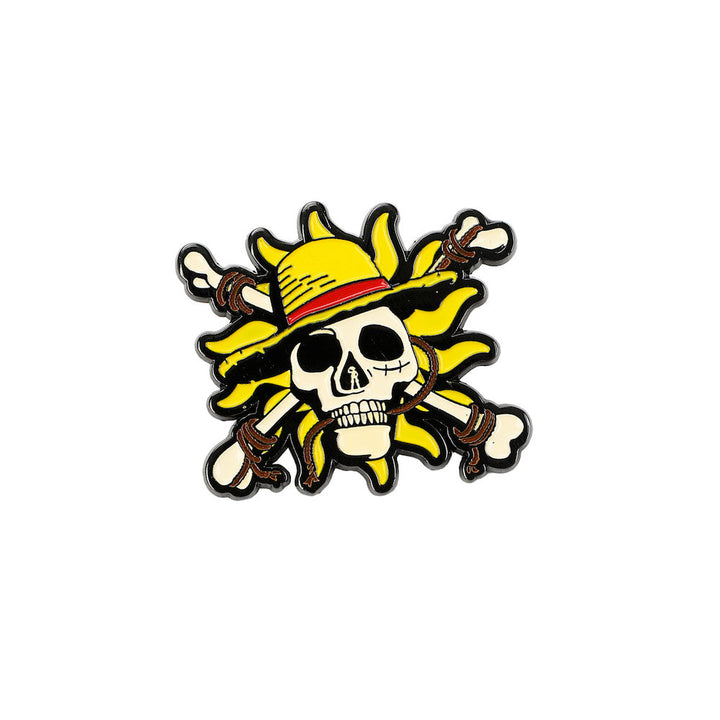 One Piece Luffy Straw Hat Crew Enamel Pin 4-Pack