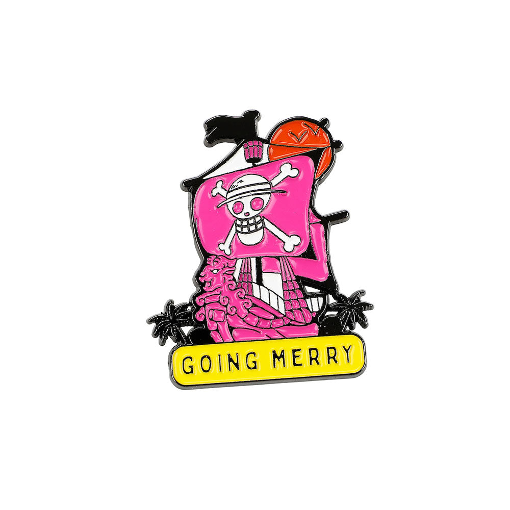 One Piece Luffy Straw Hat Crew Enamel Pin 4-Pack