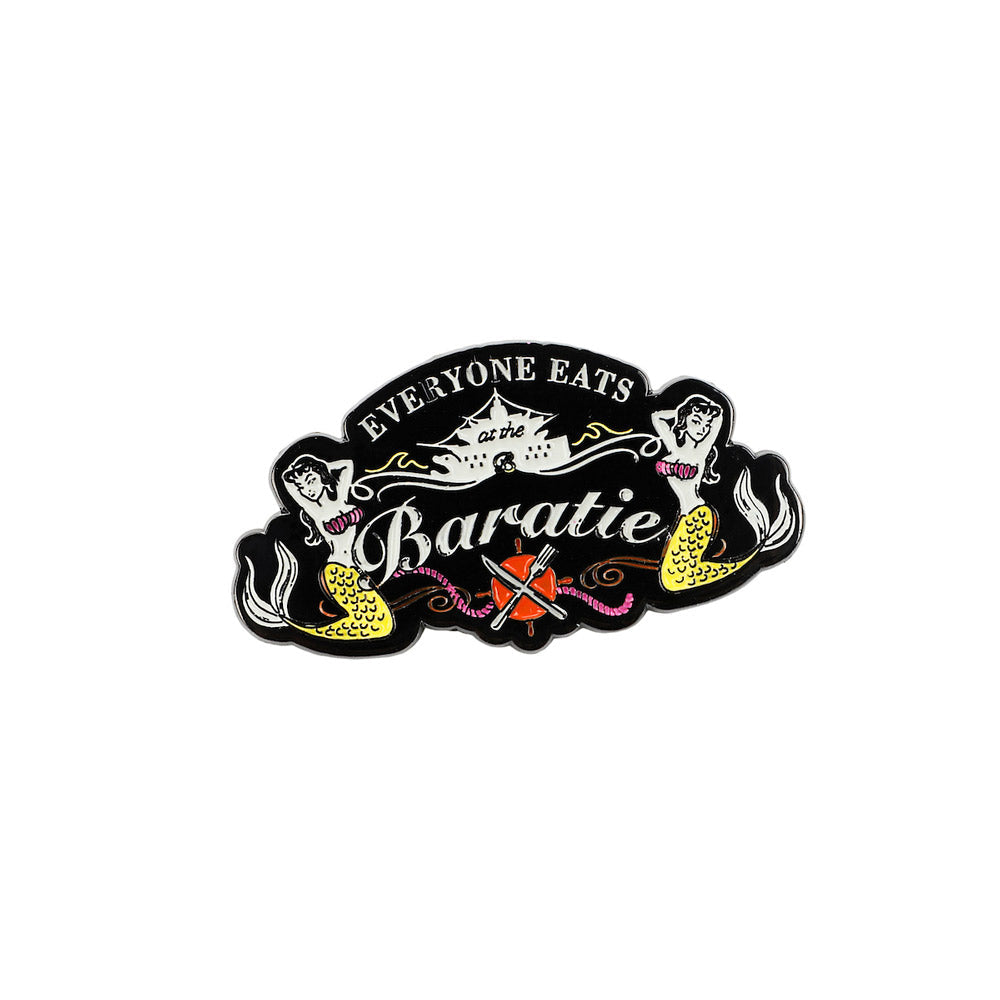 One Piece Luffy Straw Hat Crew Enamel Pin 4-Pack