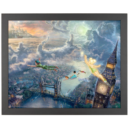Peter Pan "Fly to Neverland" Thomas Kinkade Framed Art Print
