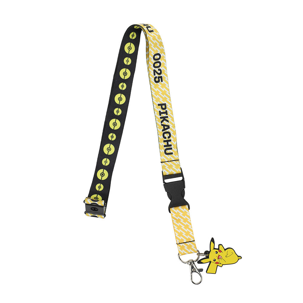 Pikachu Kanto Region Pokemon Breakaway Lanyard