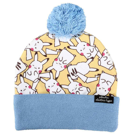 Pokemon Chibi Pikachu Pastel Pom Beanie Hat