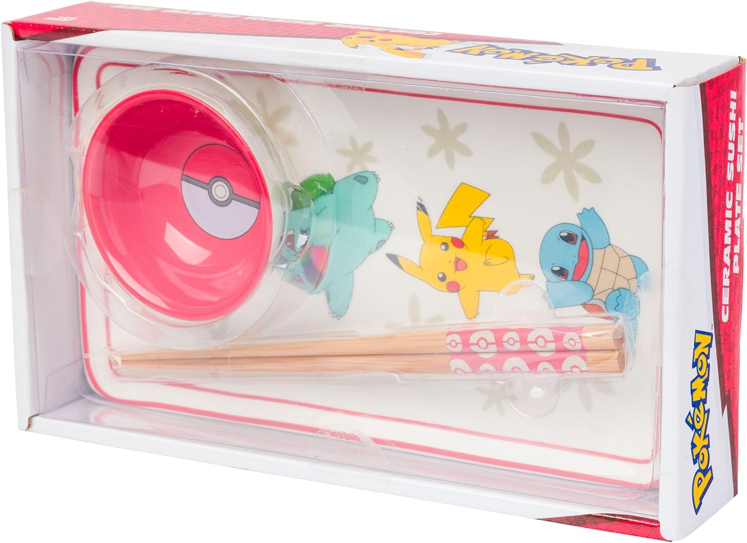 Pokemon Ceramic Sushi Plate Set