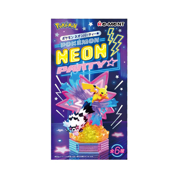 Pokemon Neon Party Re-ment Blind Box Mini Figures