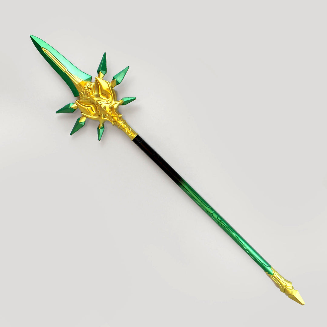 Primordial Jade Winged-Spear (Genshin Impact) Polearm 1:2 Scale Foam Replica