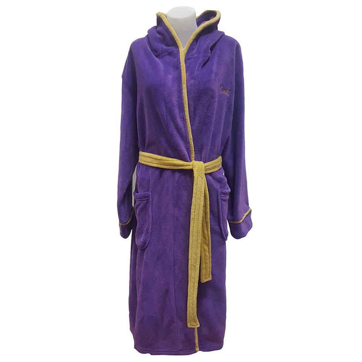 Prince Purple &amp; Gold Symbol Plush Robe
