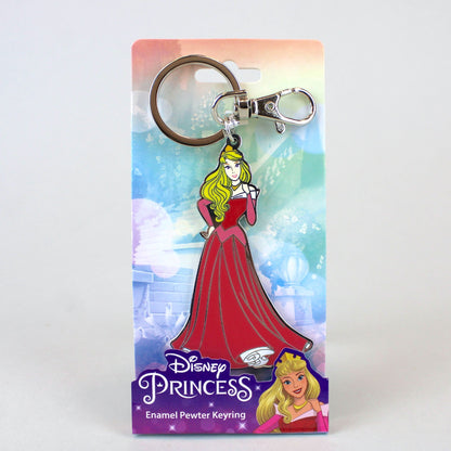 Sleeping Beauty Princess Aurora Disney Colored Enamel Keychain