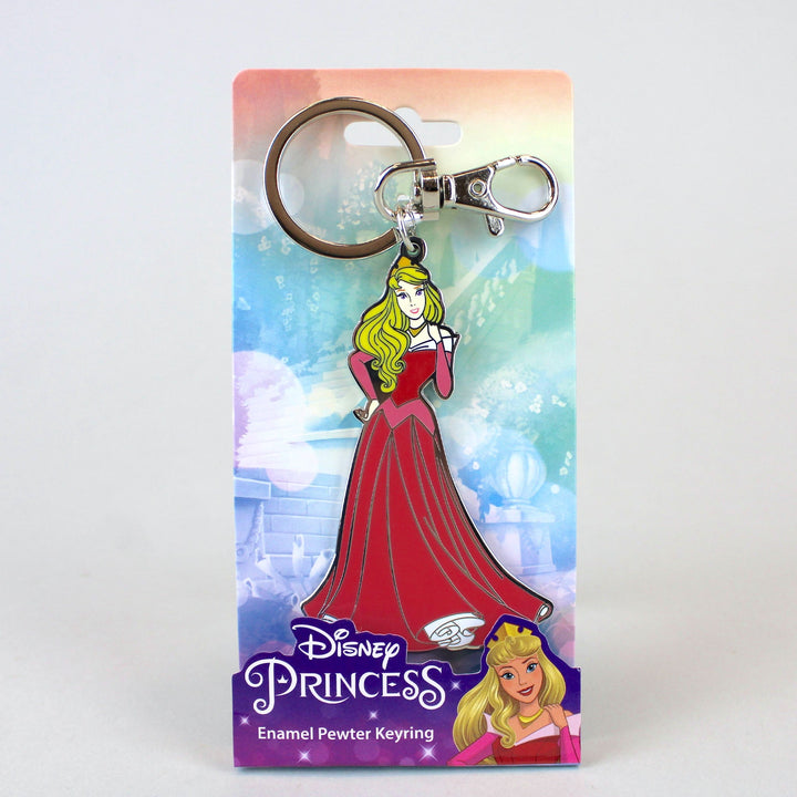 Sleeping Beauty Princess Aurora Disney Colored Enamel Keychain