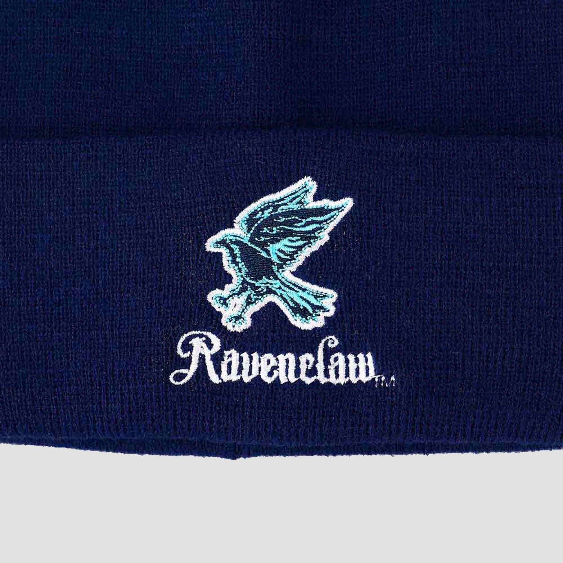 Ravenclaw Crest (Harry Potter) Embroidered Blue Beanie Hat