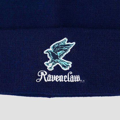 Ravenclaw Crest (Harry Potter) Embroidered Blue Beanie Hat