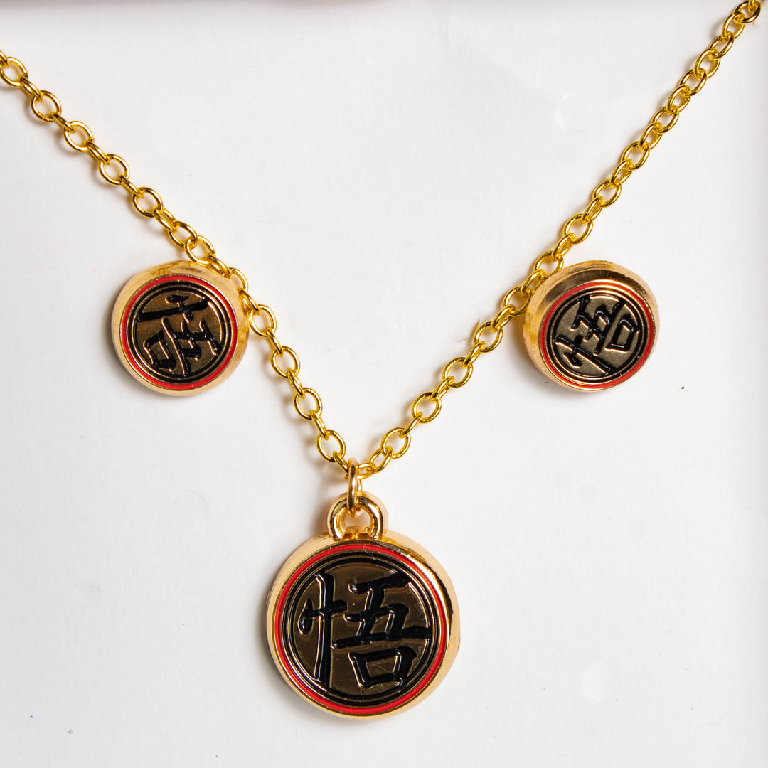 Dragon Ball Goku Necklace &amp; Stud Earring Set