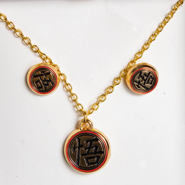 Dragon Ball Goku Necklace &amp; Stud Earring Set