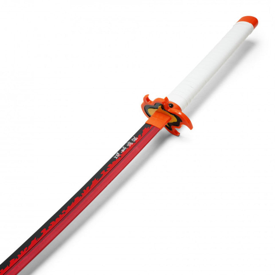Rengoku Demon Slayer (Red) LED Lighted Katana Sword Prop with Scabbard
