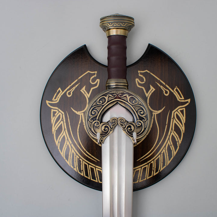 The Lord of the Rings King Theoden Sword Herugrim Steel Replica