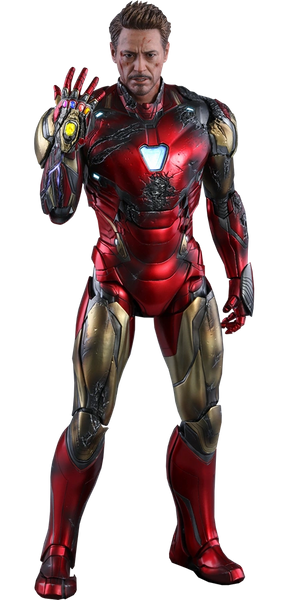 Tony Stark Iron Man Mark LXXXV Avengers: Endgame 1:6 Scale Figure by Hot Toys (Battle Damaged Version)